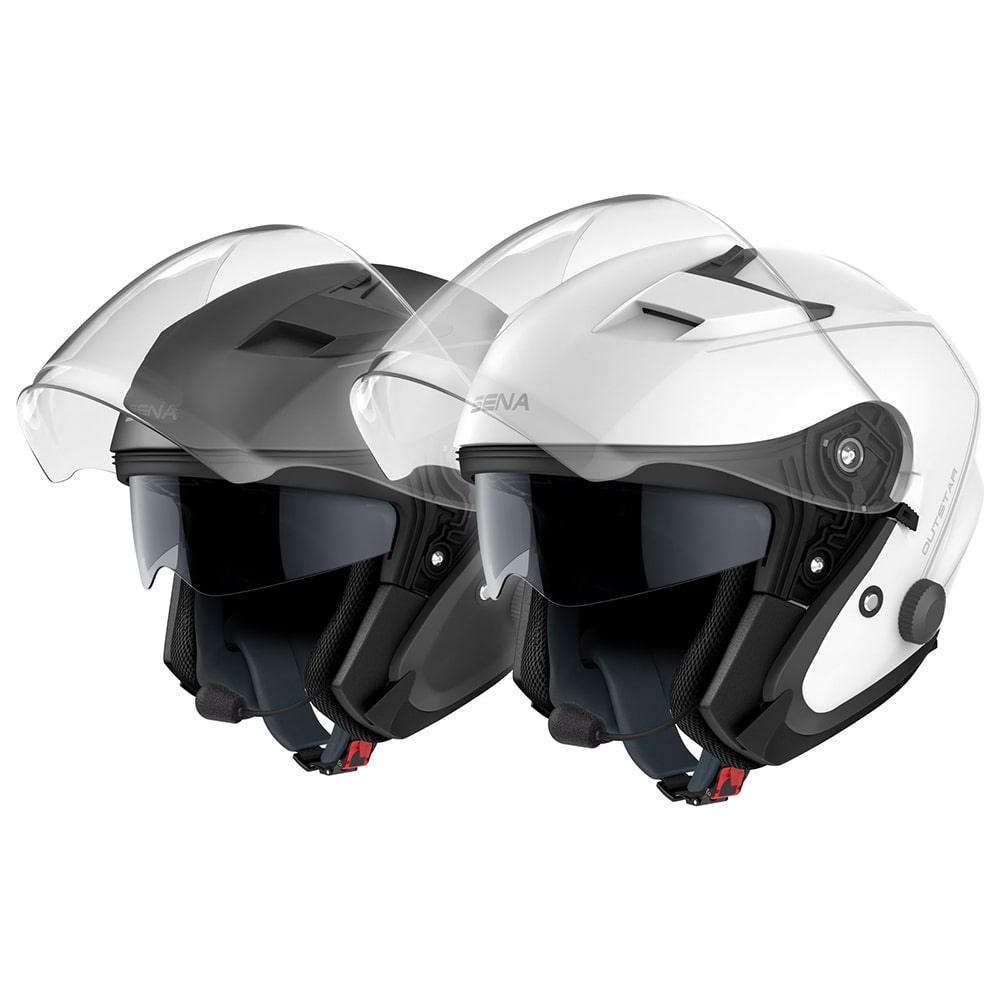 Casque Jet pour Moto SENA Outstar