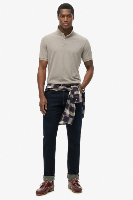 Superdry grijze heren polo
