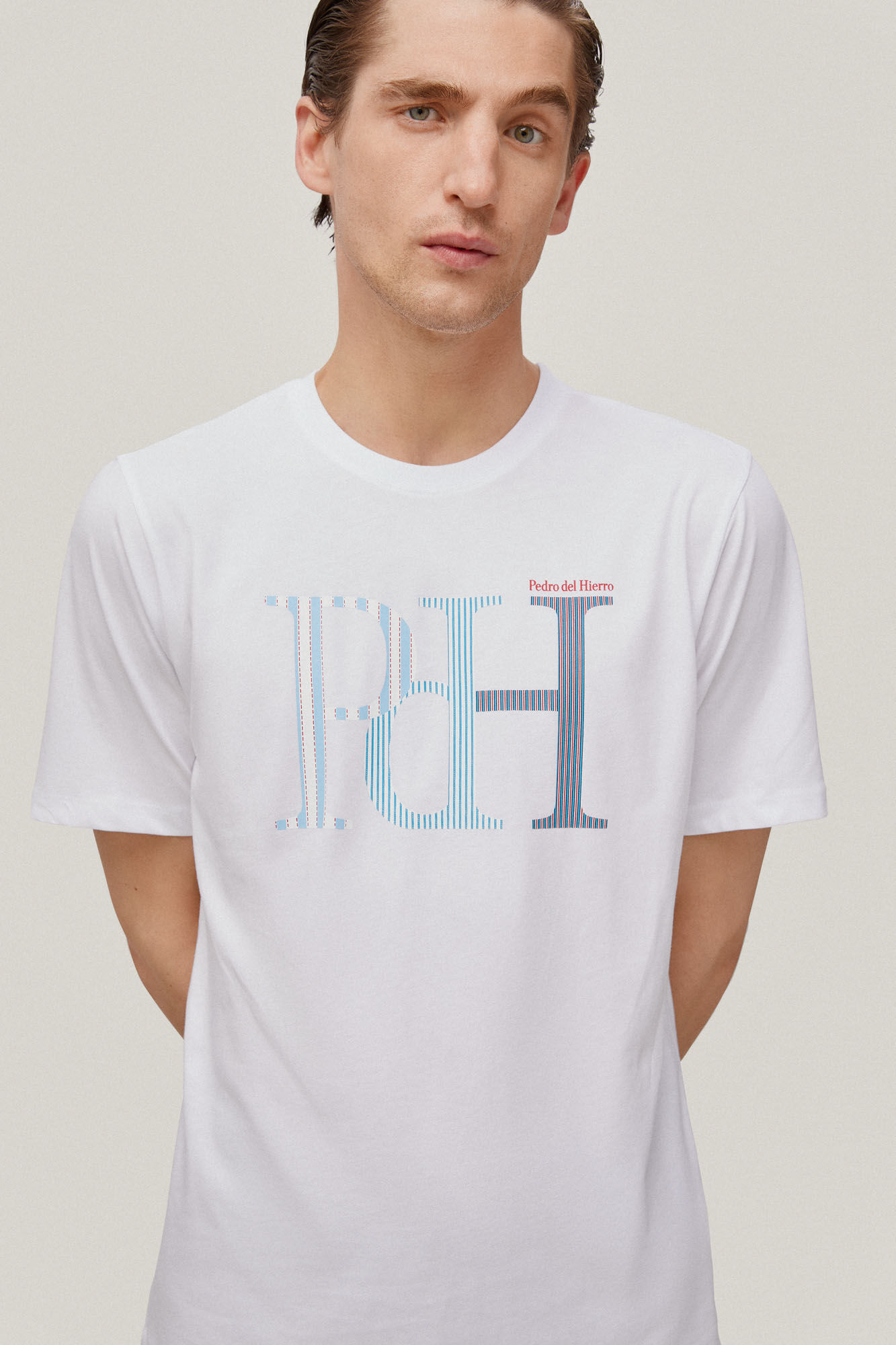 Camiseta com logo de fantasia - Branca
