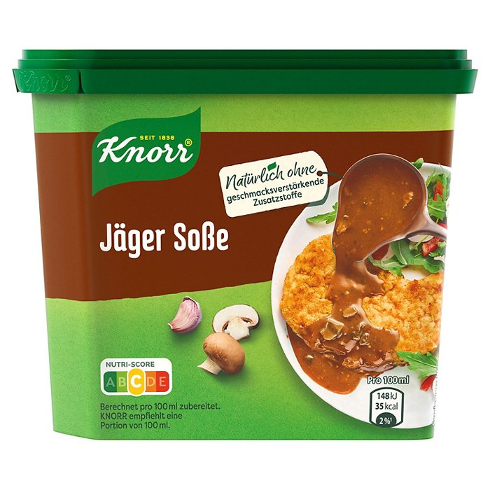 KNORR Brühe & Soße in der Dose, Jägersauce