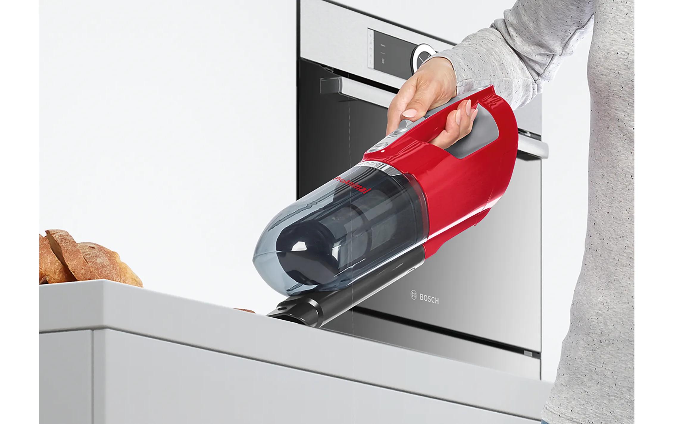 Akku-Hand- und Stielsauger Flexxo BBH3ZOO25 Rot<br>Akkustaubsauger