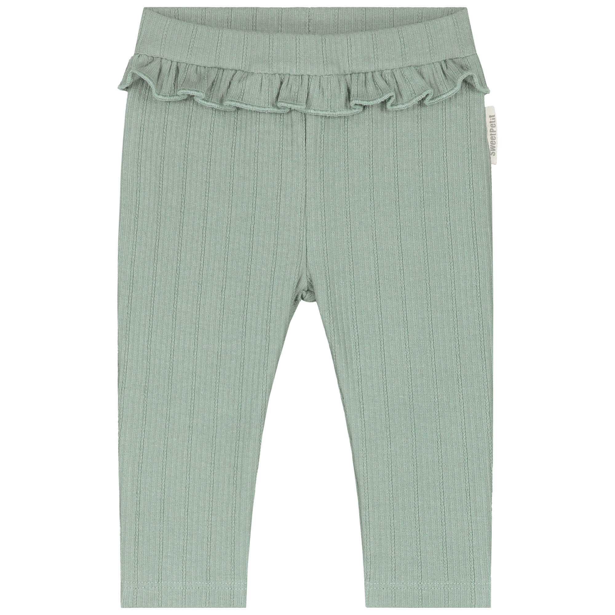 Sweet Petit baby legging Lotta  effen groen