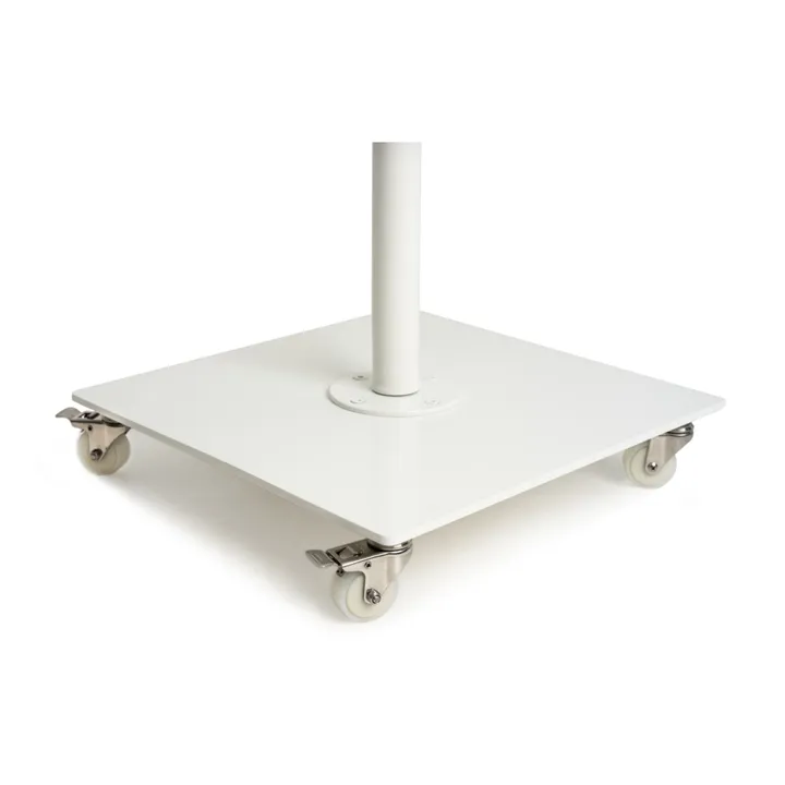 Business & Pleasure Co. Roulettes pour pied de parasol - Set de 4 | Blanc
