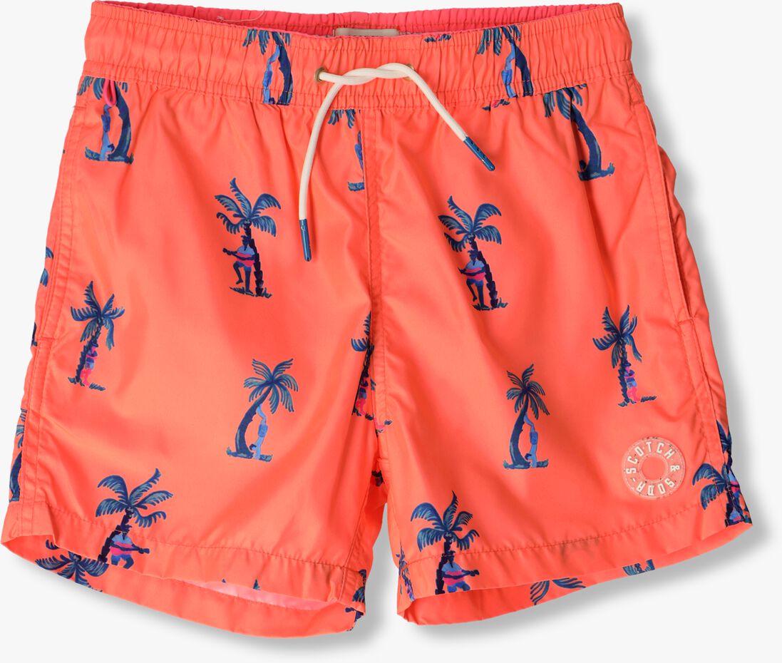 SCOTCH & SODA roze scotch & soda  short lenght all-over printed swim shorts
