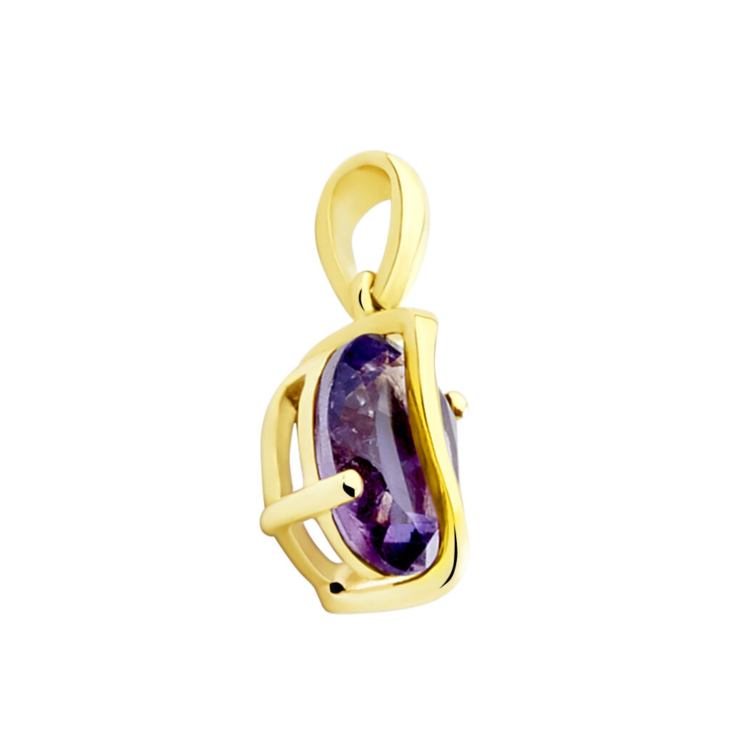 Pendentif Or Jaune Prudencia Améthyste