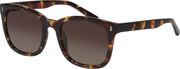 Pilgrim KATYA recycled sunglasses tortoise brown/gold Brun