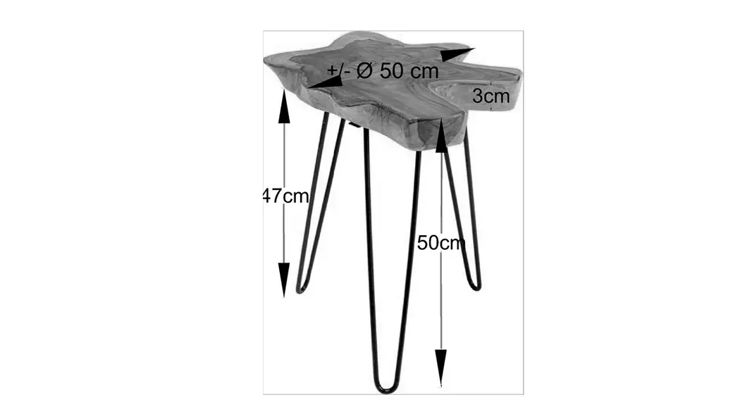 Beistelltisch Aspen 85295