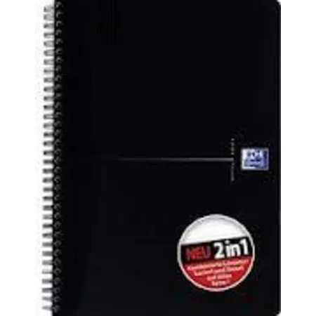Oxford Collegeblock Office Black A4+ 70 Blatt, Optik Paper®