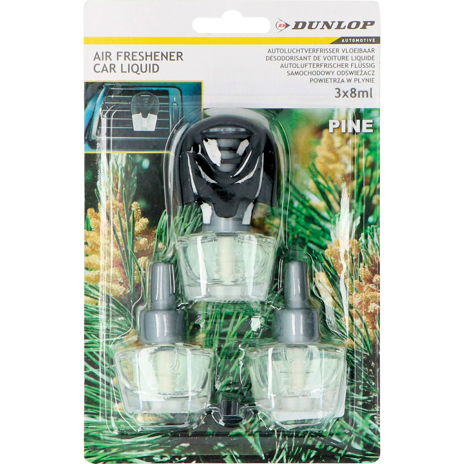 Dunlop Auto Lufterfrischer 3 x 8 ml, assortiert