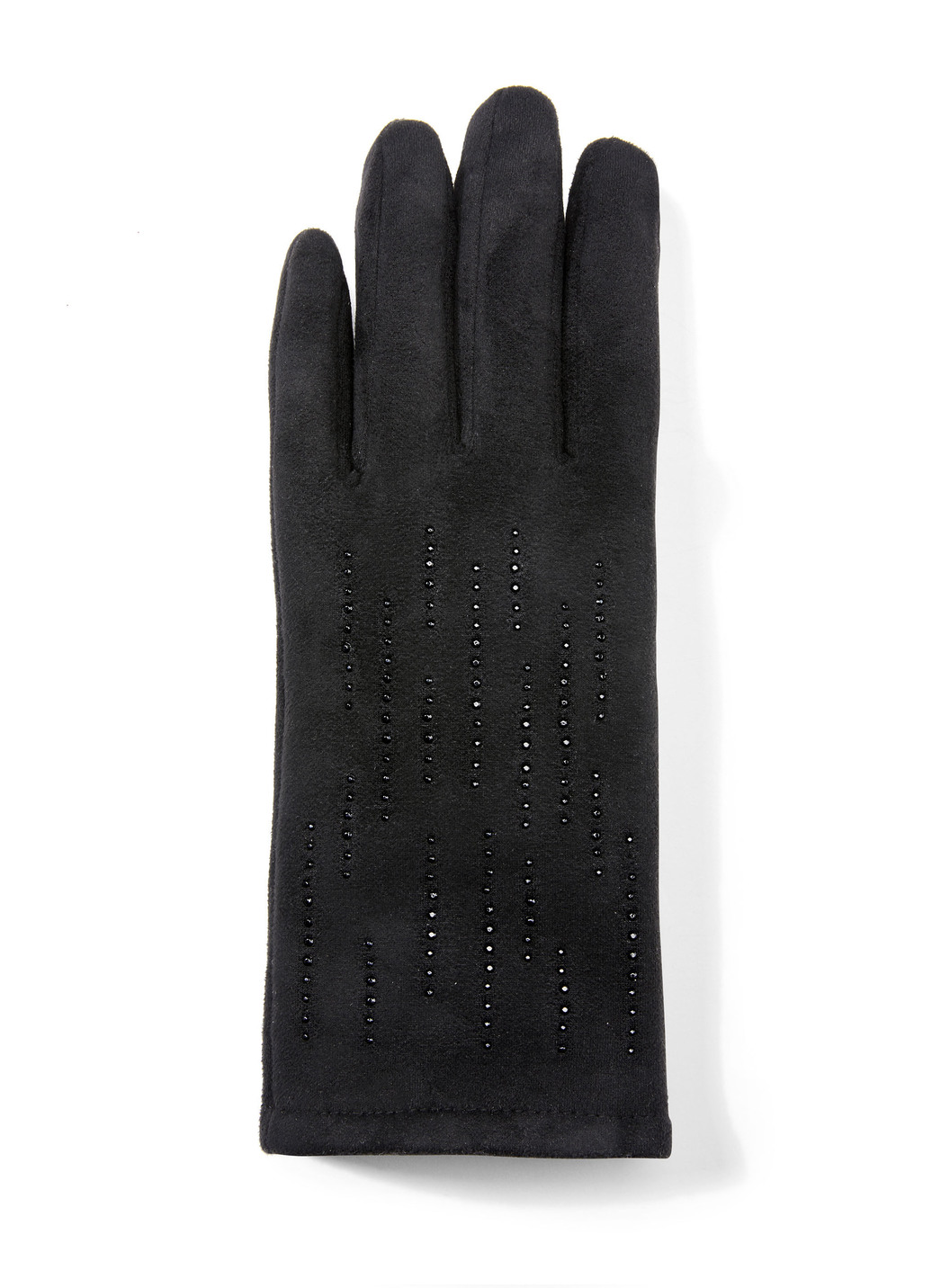 Handschuh mit edel funkelnden Glitzer-Applikationen