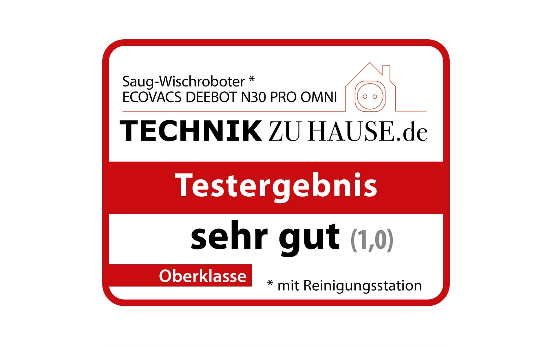 Saug- und Wischroboter DeebotN30 Pro Schwarz<br>Roboter zum Staubsaugen
