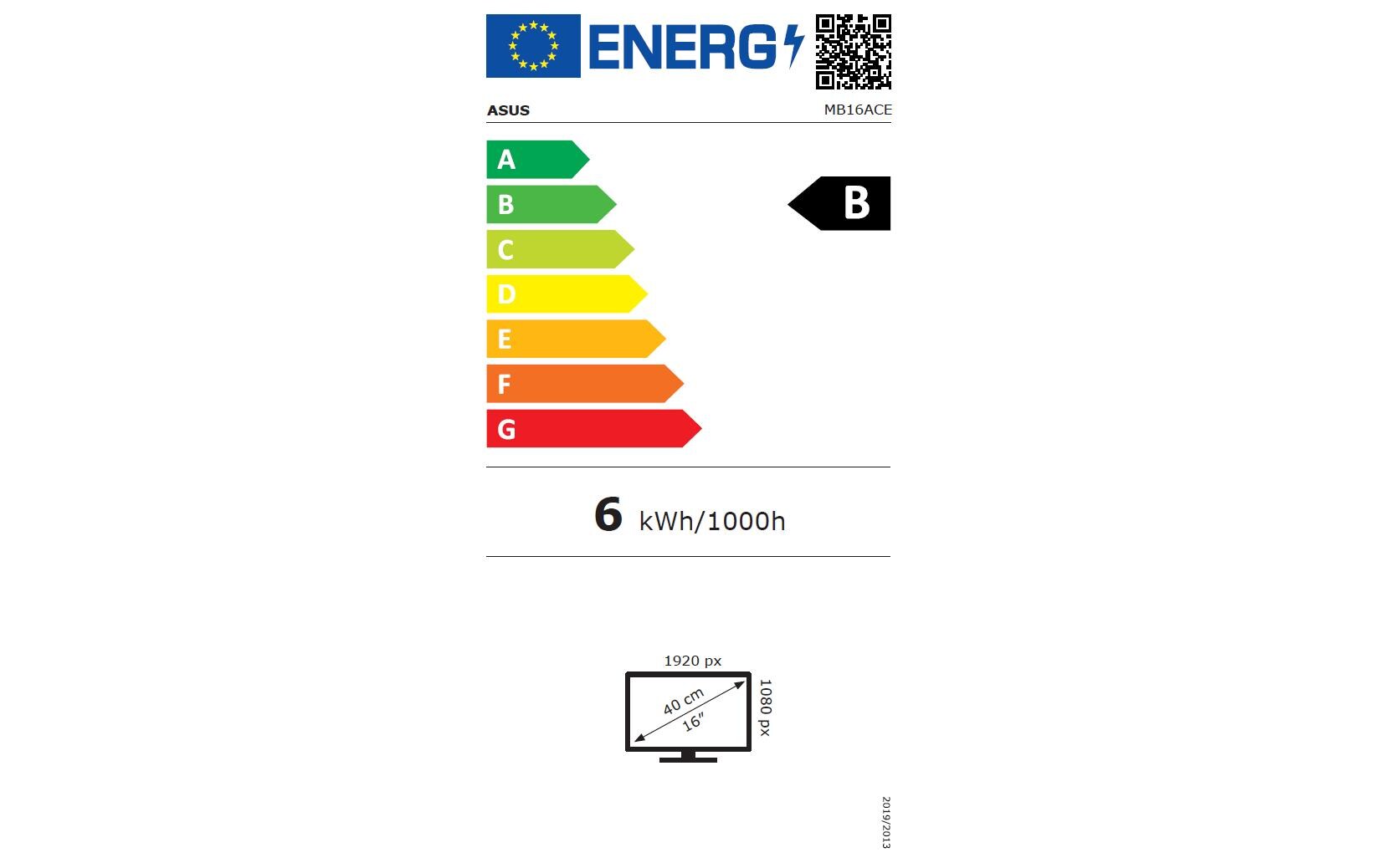 Monitor ZenScreen MB16ACE<br>15.6