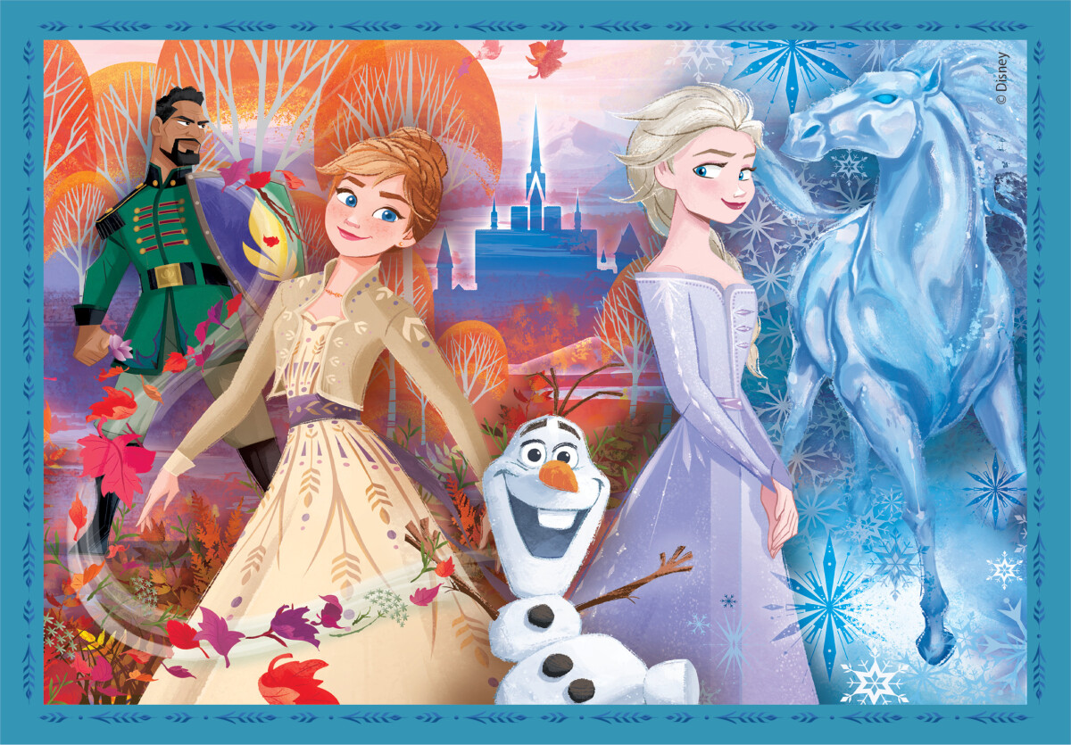 Frost Puslespil - Disney - Super Color - Clementoni - 4 Stk