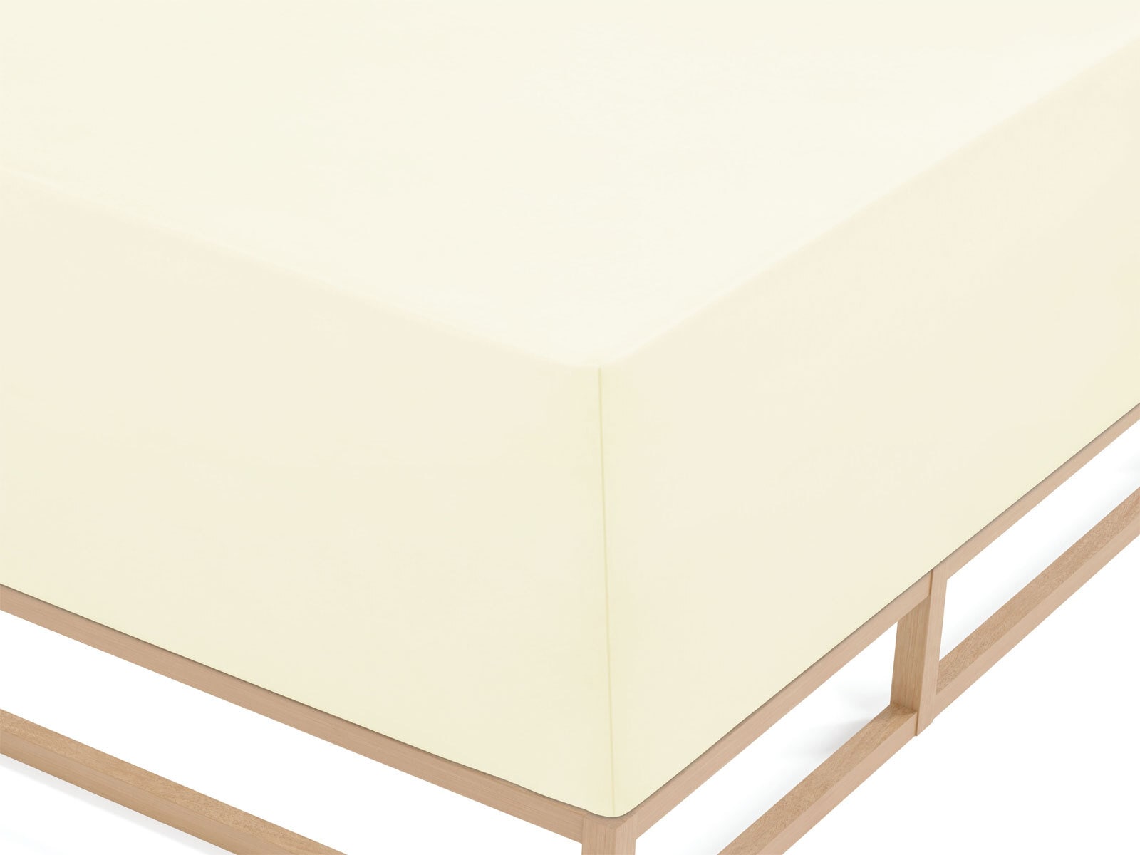 Topper Jersey-Spannbettlaken 180 x 200 ecru