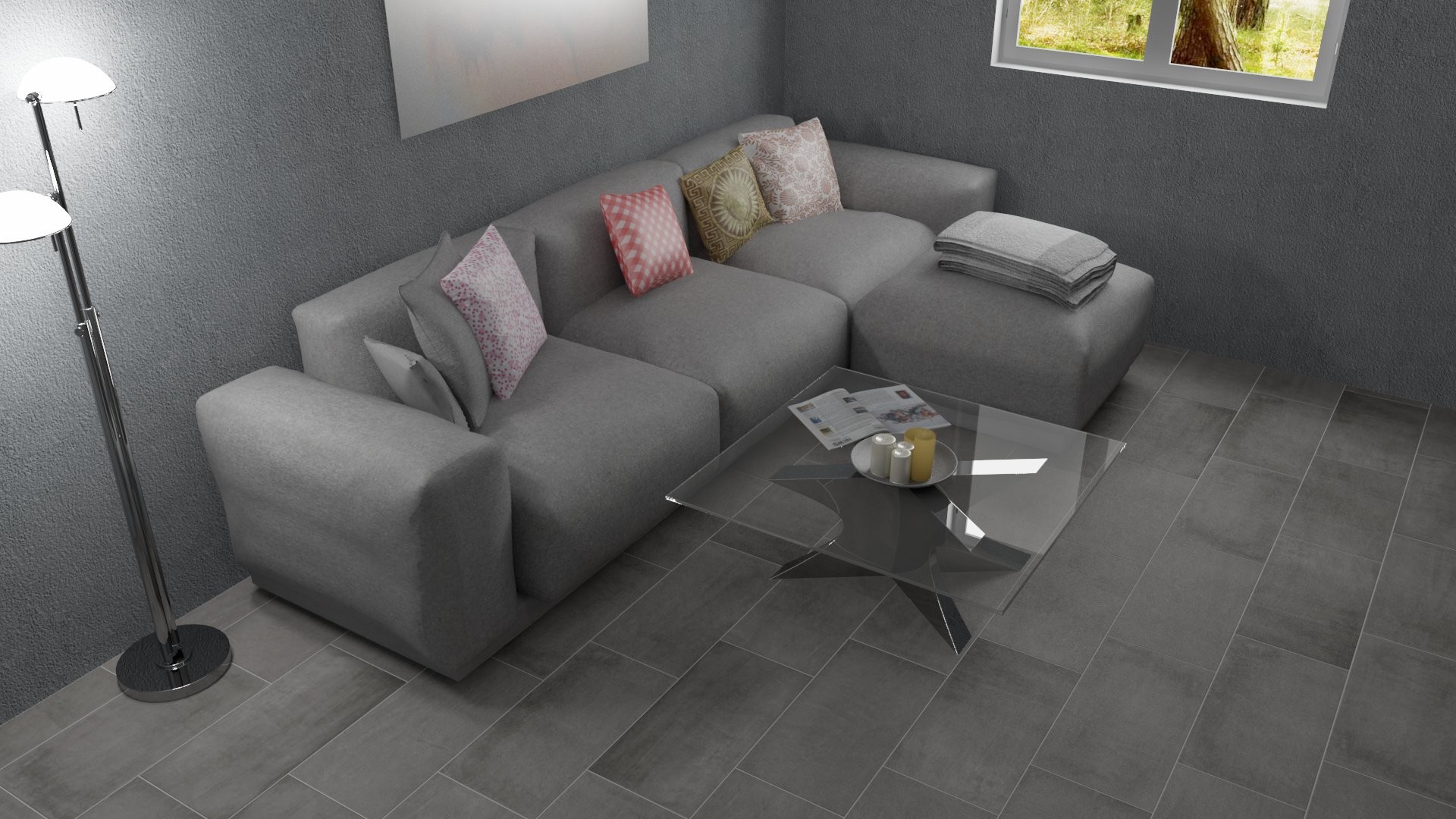 Navale Kiva vloertegel 30x60cm antraciet