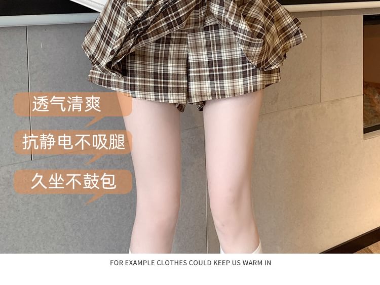 KONGER - Asymmetrische gelaagde rok met hoge taille
