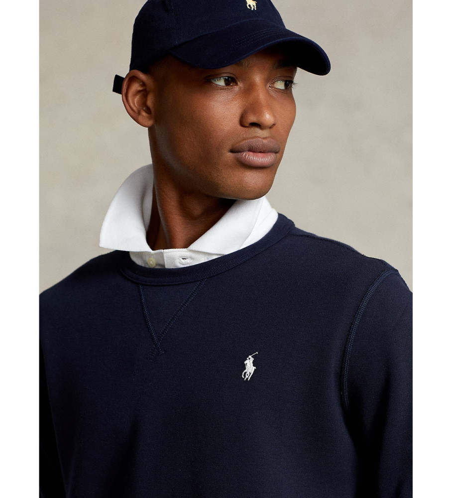 Suéter Ralph Lauren azul marinho de manga comprida