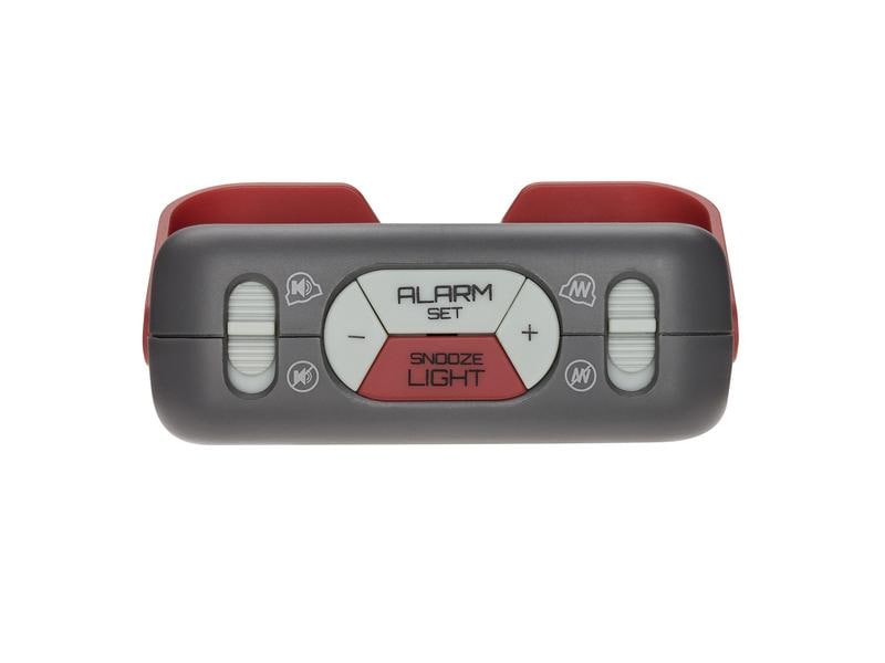 TFA Dostmann Digitalwecker Buzz Rot/Schwarz Digitaler Reisewecker