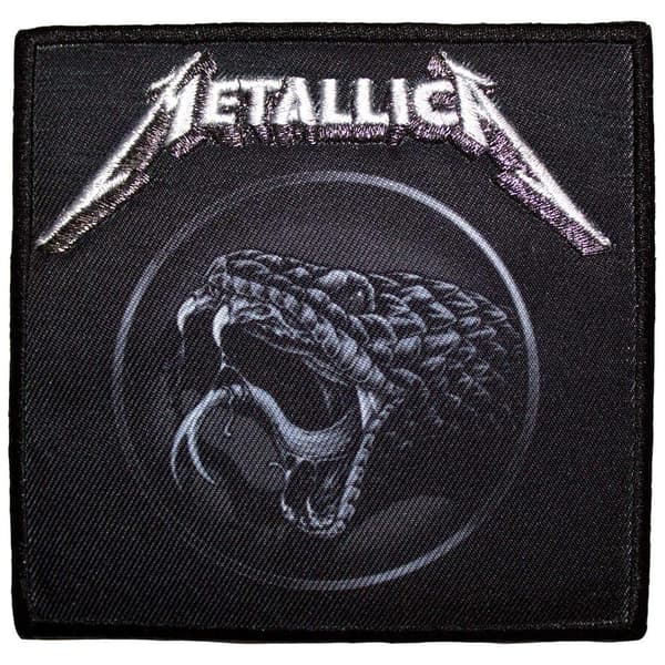 Metallica Printed Patch: Black Album Poster (Standard)