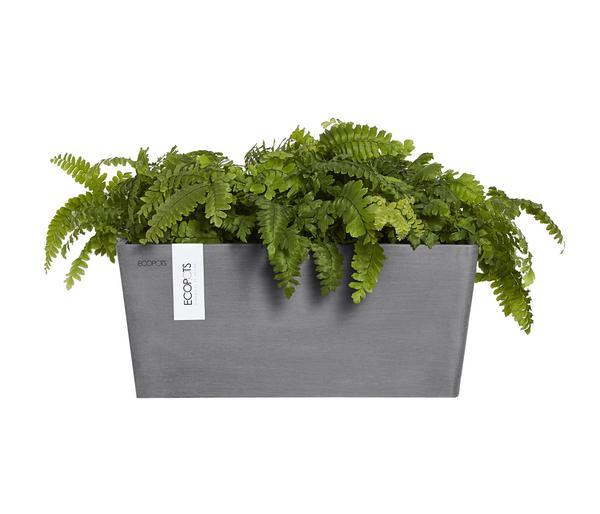 Ecopots Kunststoff-Kasten Manhattan Wall mit