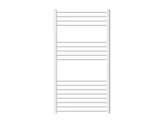 Radiateur Design Sahara, 750 x 1200 mm, Blanc, Connexion Latéral, Forme Droit