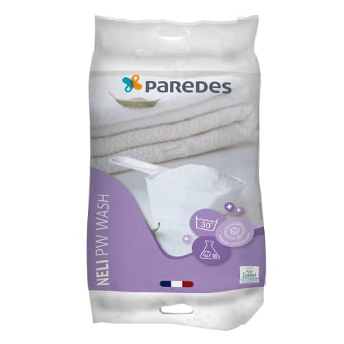 Lessive poudre Ecolabel Paredes Neli PW Wash sac de 15,05kg