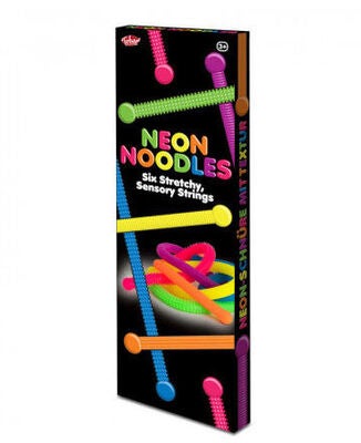 Neon Rainbow Fidget Nudler, 6 pack