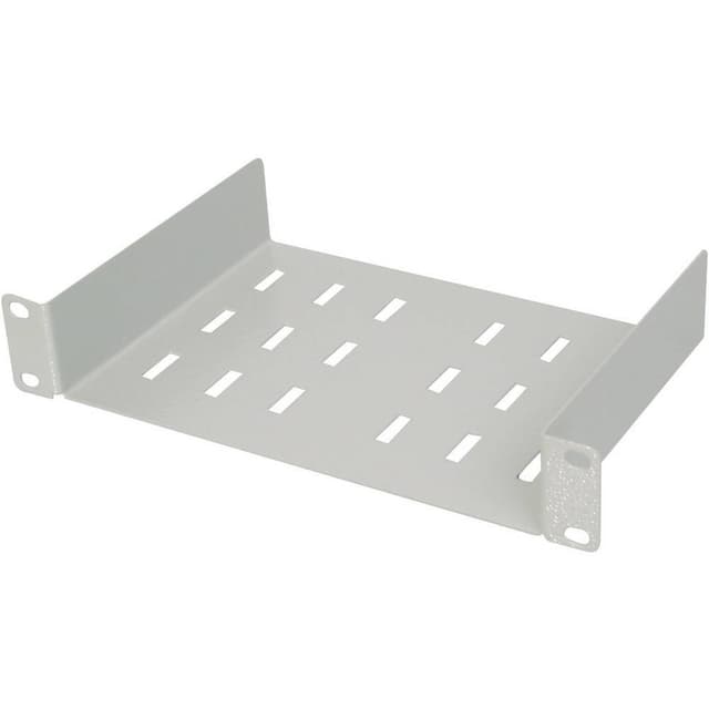 Digitus DN-10 TRAY-1 10 tommer Netværksskab-apparathylde Fastmontering Gråhvid (RAL 7035)