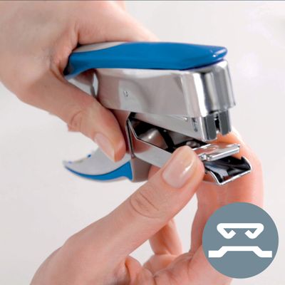 Leitz - Pince Agrafeuse bleu/gris - capacité de 30 feuilles - agrafes 24/6 ou 26/6