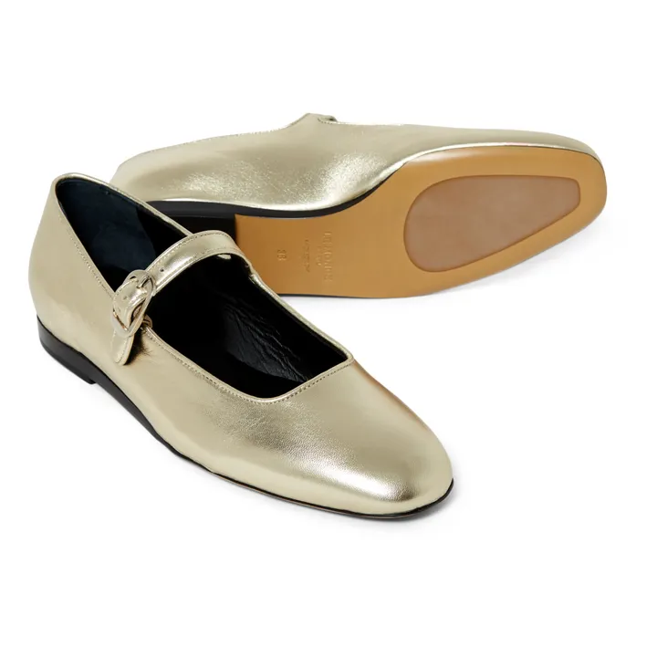 Le Monde Beryl Ballerines Mary Jane | Doré