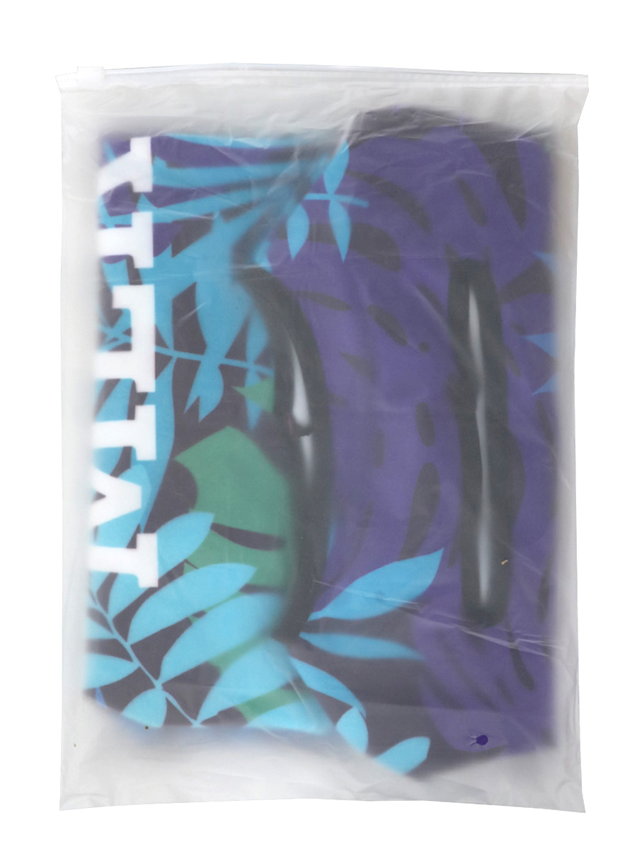 Housse de valise Periea Green and Blue Palm Leaves S