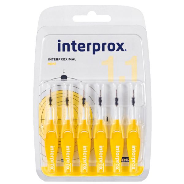 Interprox Escovilhão Flexivel Mini 1.1 6 Unidades