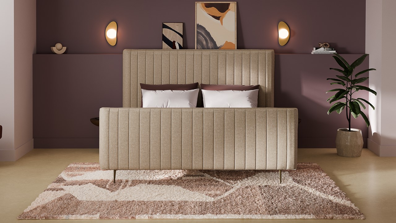 Bed Ruby - Linen touch beige
