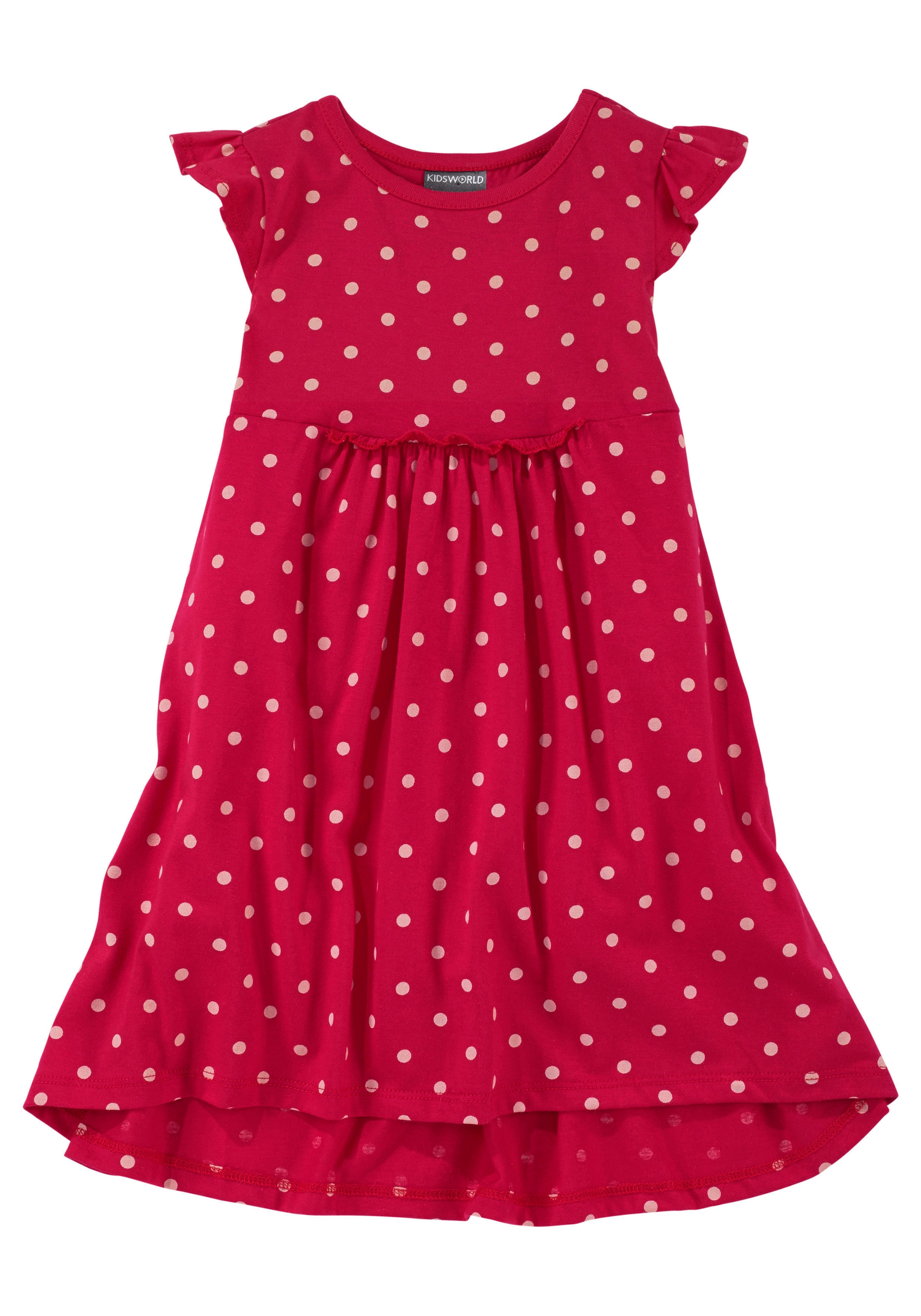 KIDSWORLD Jerseykleid »für kleine Mädchen« Packung, 2, 2 Stk. tlg. festliche Anlässe,  kniefrei,  modischer Stil,  aus reiner Baumwolle