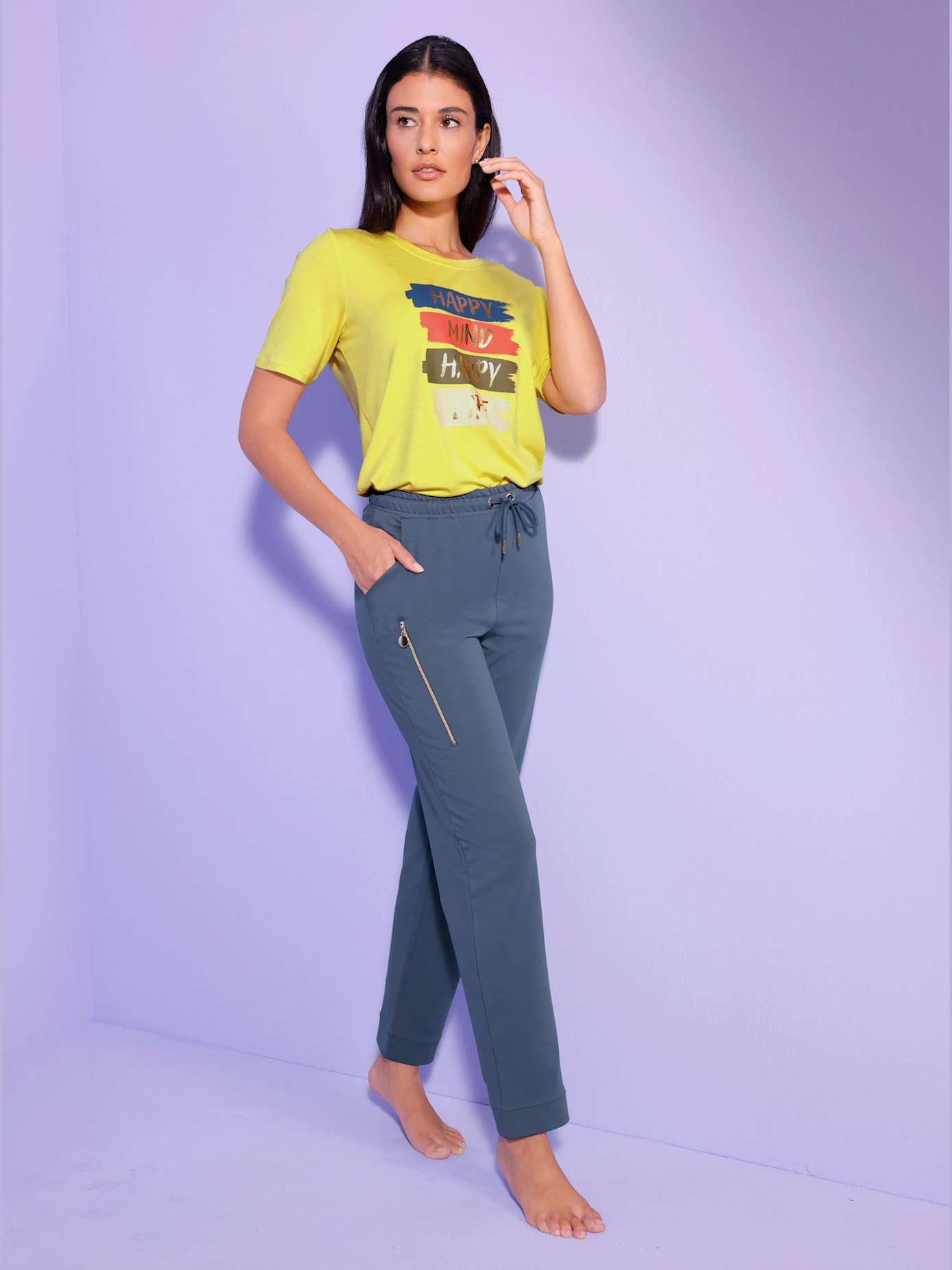 Pantalon matière sweat