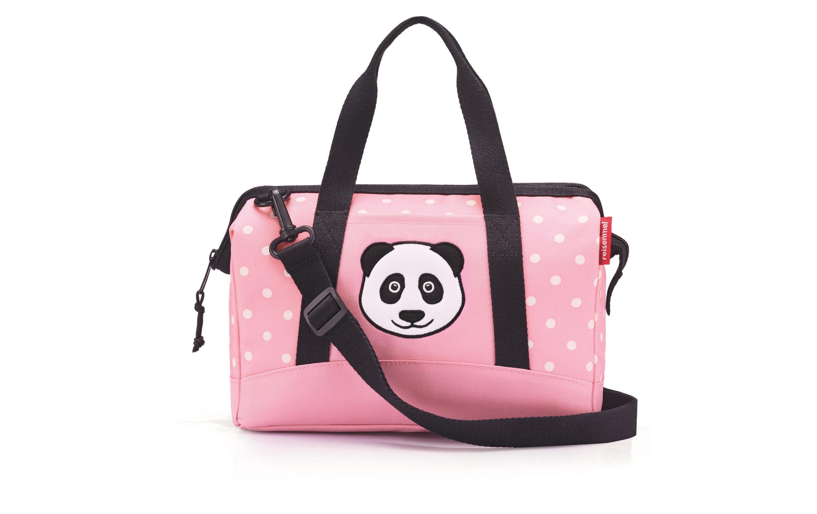 Umhängetasche Allrounder XS Kids Panda Dots PinkSchultertasche
