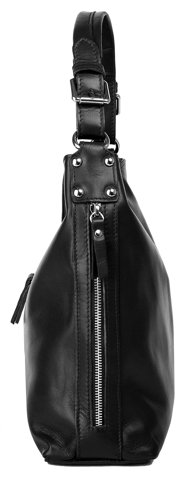 Samantha Look Henkeltasche echt Leder, Made in Italy
