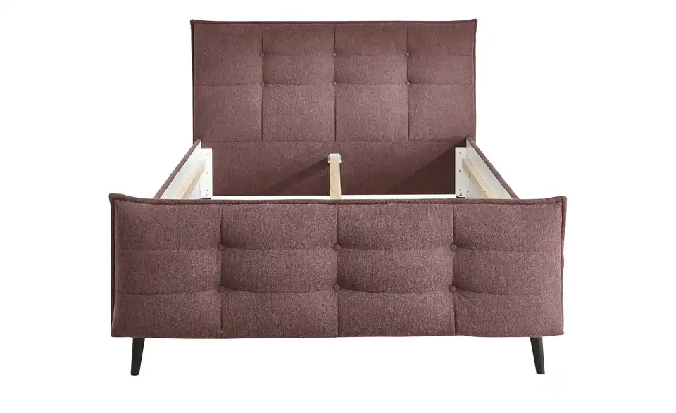 Polsterbettgestell Mario B Mauve 180 cm