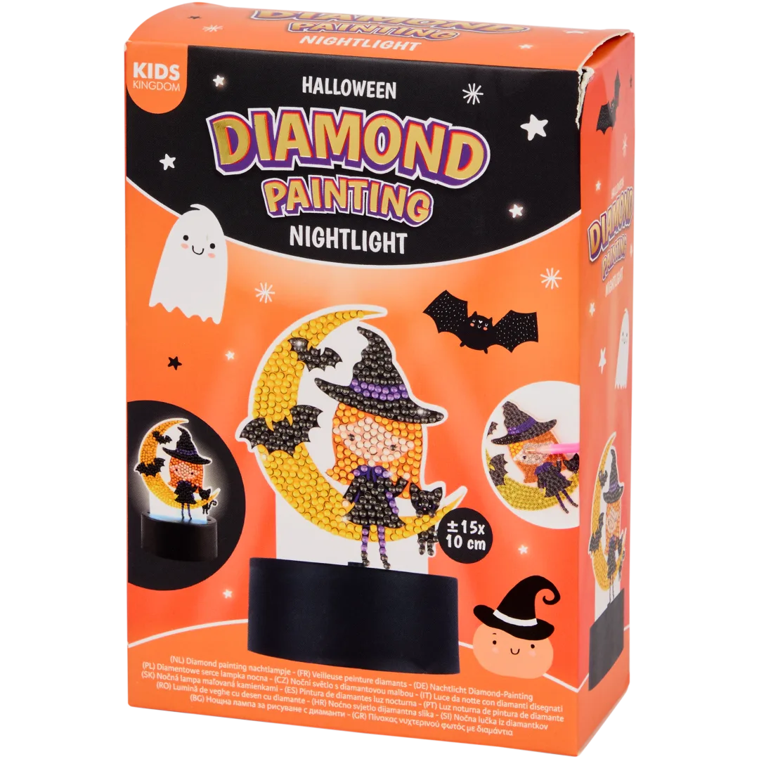 Peinture diamant veilleuse Kids Kingdom Halloween