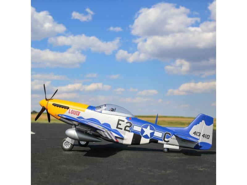 E-flite Flugzeug P-51D Mustang 1500 mm BNF Basic Warbird