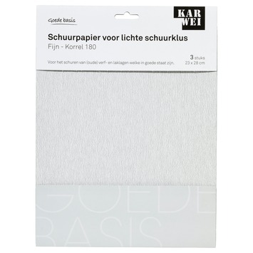 KARWEI schuurpapier lichte schuurklus fijn K180