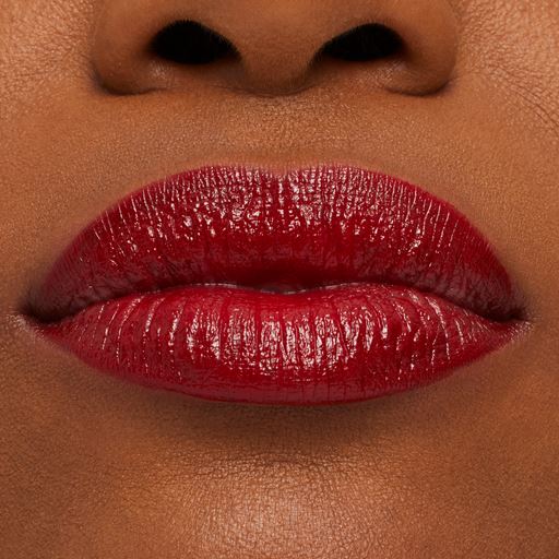 MAC Macximal Sleek Satin Lipstick, Left on Red