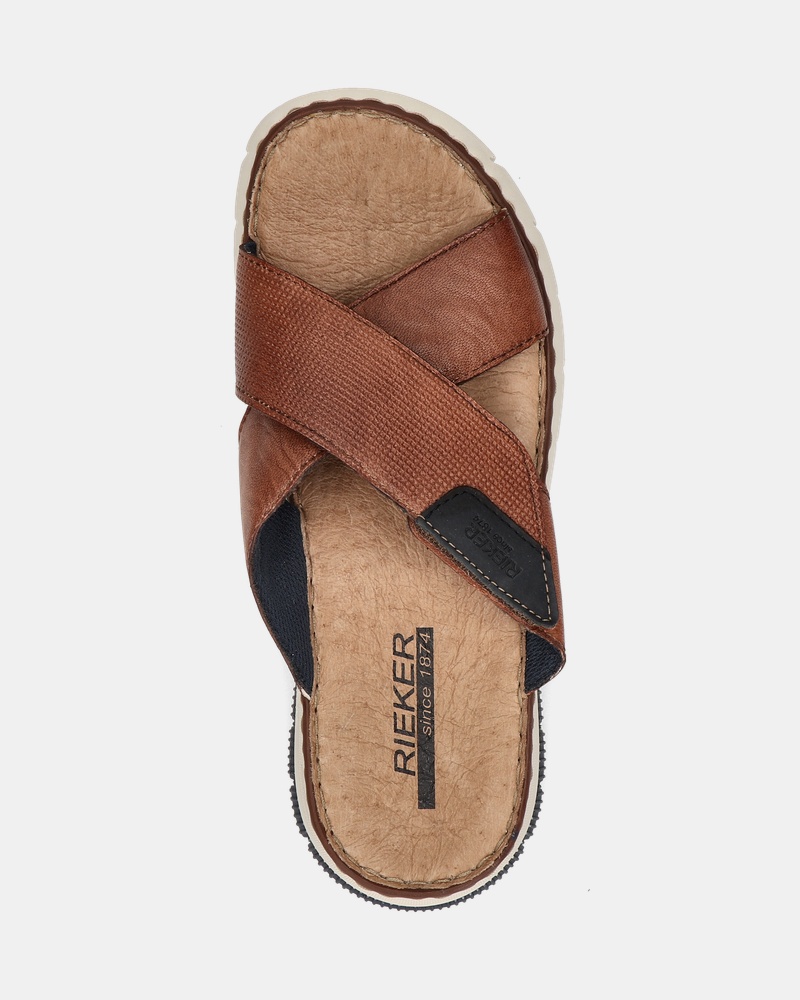 Rieker Slippers  - cognac
