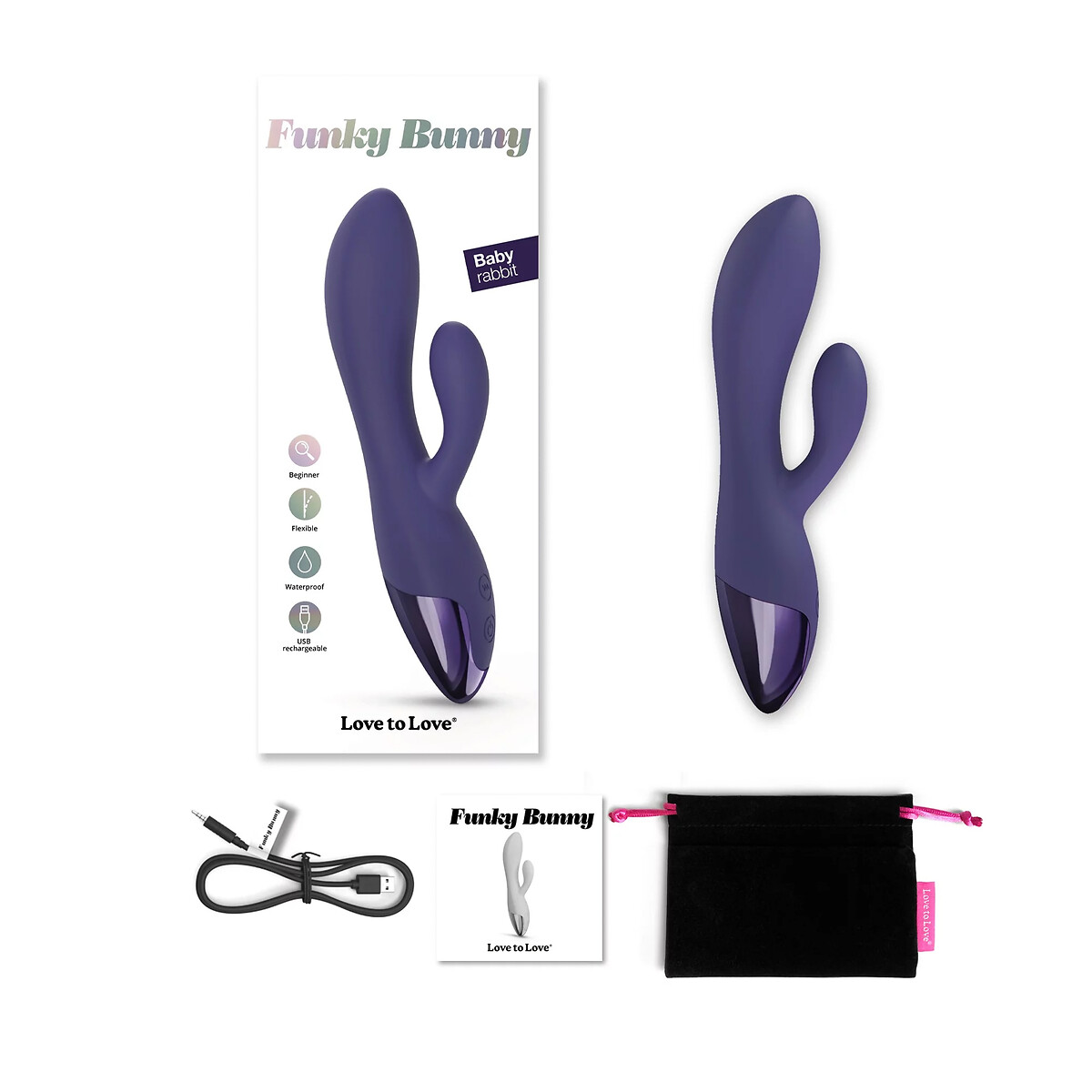 AMO AMAR<br>Vibrador Funky Bunny