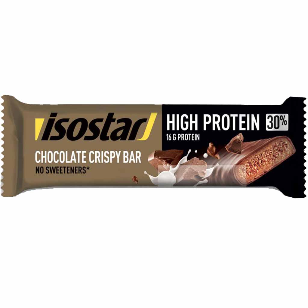 16x isostar High Protein 30 Chocolate Crispy Bar á 55g=880g MHD:28.2.25