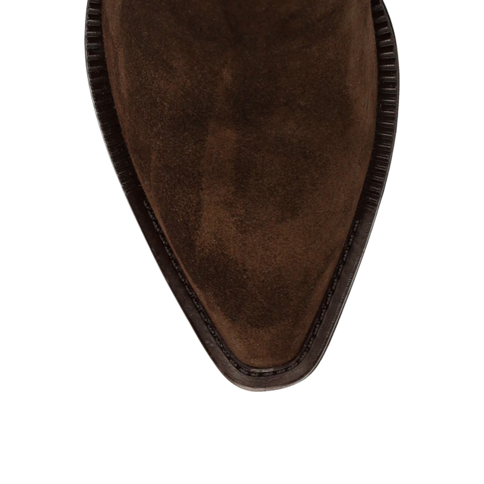Bruine suède cowboy laarsjes