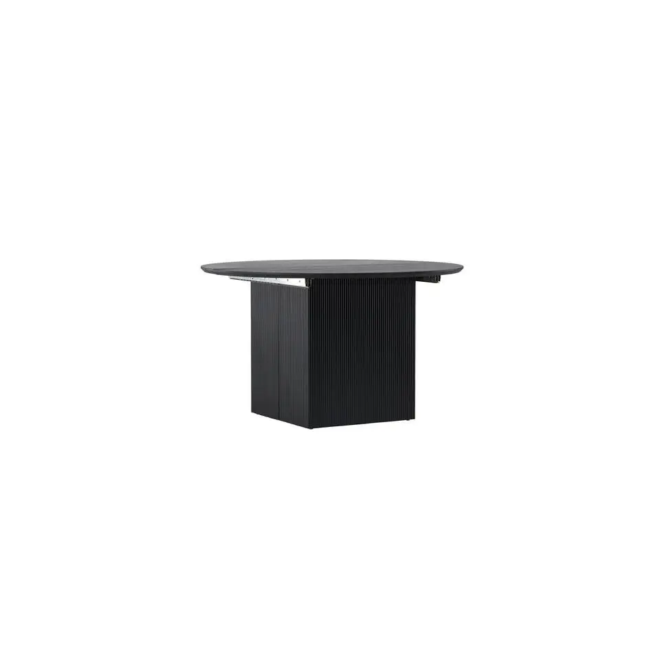 Eettafel Zwart Uitschuifbaar - 180x180x75cm - Matilda