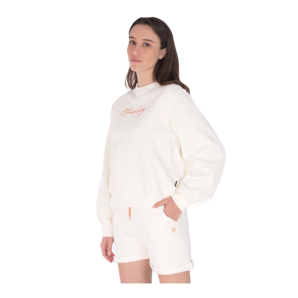 Hurley OCEANCARE O&O - Sweat Femme marshmallow