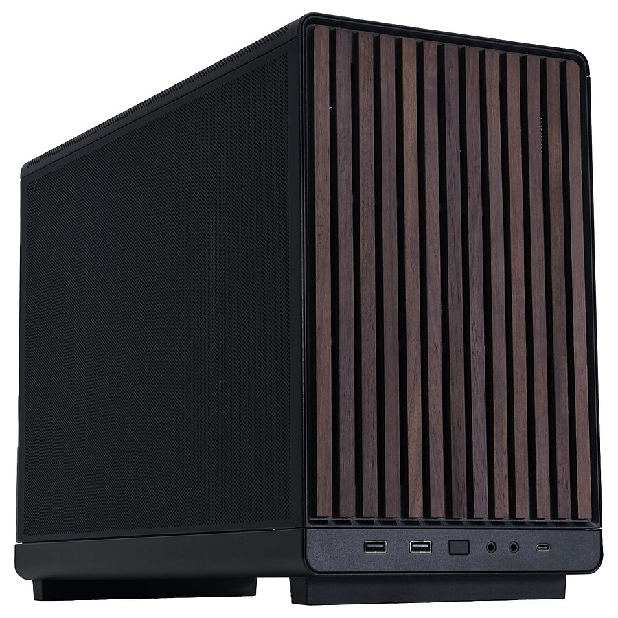 Lian Li Li A3-mATX - Noir / Bois Foncé