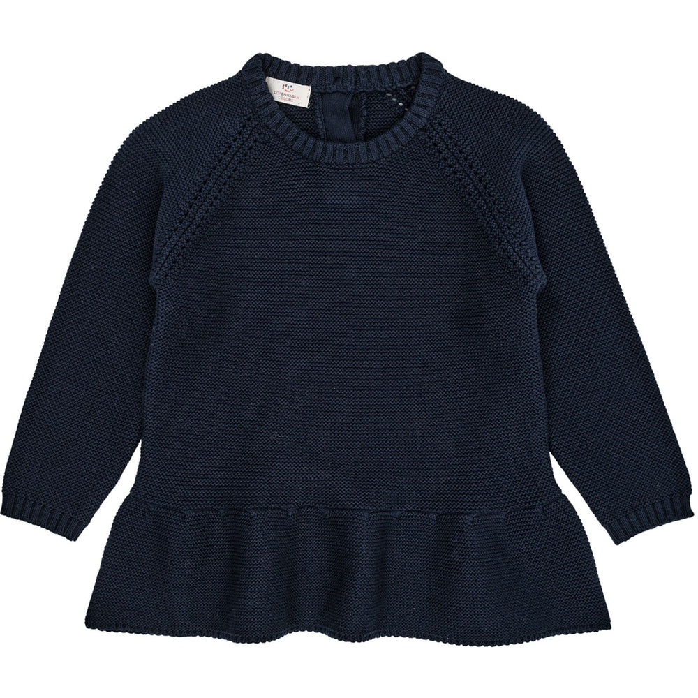 Navy Strikket Pullover - COPENHAGEN COLORS